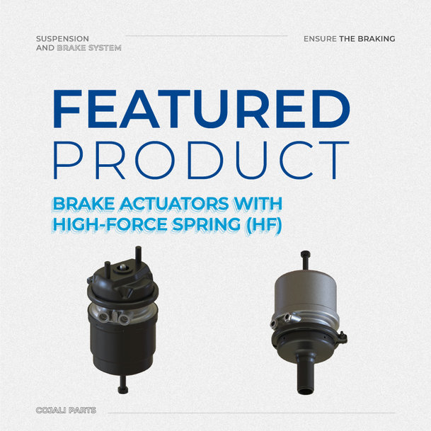 BRAKE ACTUATORS FROM COJALI WITH HIGH-FORCE SPRING
